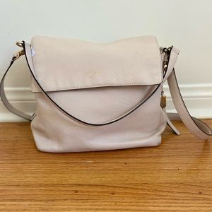Kate Spade Neutral leather crossbody bag